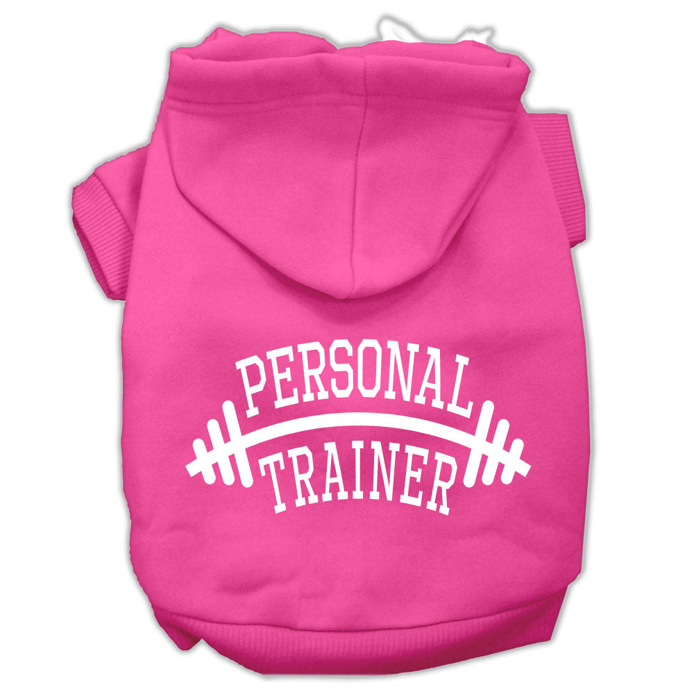 Personal Trainer Screen Print Pet Hoodies