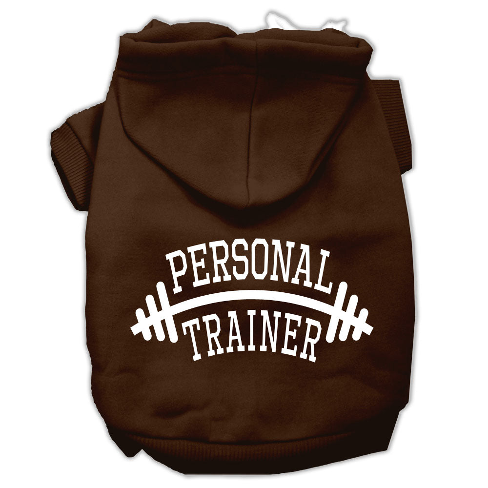Personal Trainer Screen Print Pet Hoodies