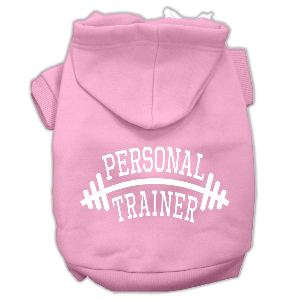 Personal Trainer Screen Print Pet Hoodies