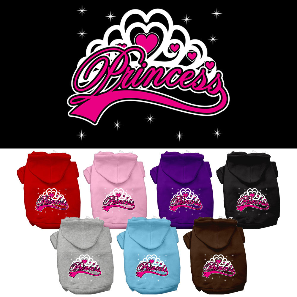 I'm a Princess Screen Print Pet Hoodies