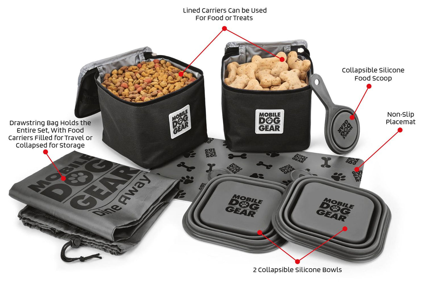 Dine Away Bag (Med/Lg Dogs) TM