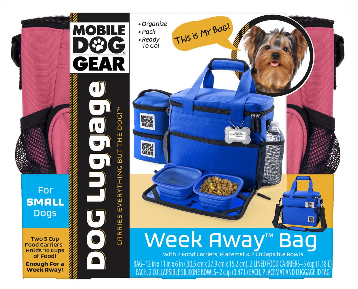 Week Away Bag (Small Dogs) TM
