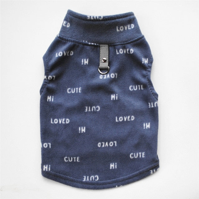 Dog Clothes Winter Autumn Warm Fleece Vest Cute Cat Pet Clothes for Small Dogs T-shirt Soft Thicken Lightweight Sweater Hot Sale