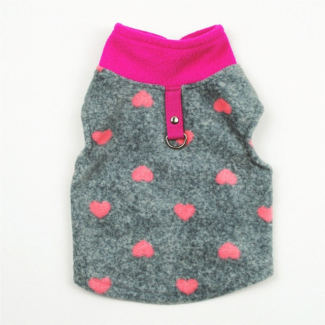 Dog Clothes Winter Autumn Warm Fleece Vest Cute Cat Pet Clothes for Small Dogs T-shirt Soft Thicken Lightweight Sweater Hot Sale
