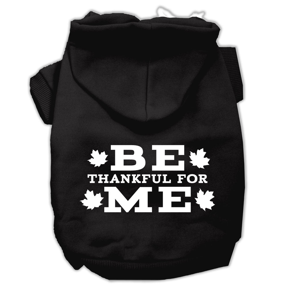 Be Thankful for Me Screen Print Pet Hoodies